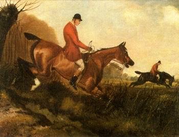 unknow artist Classical hunting fox, Equestrian and Beautiful Horses, 058. Germany oil painting art